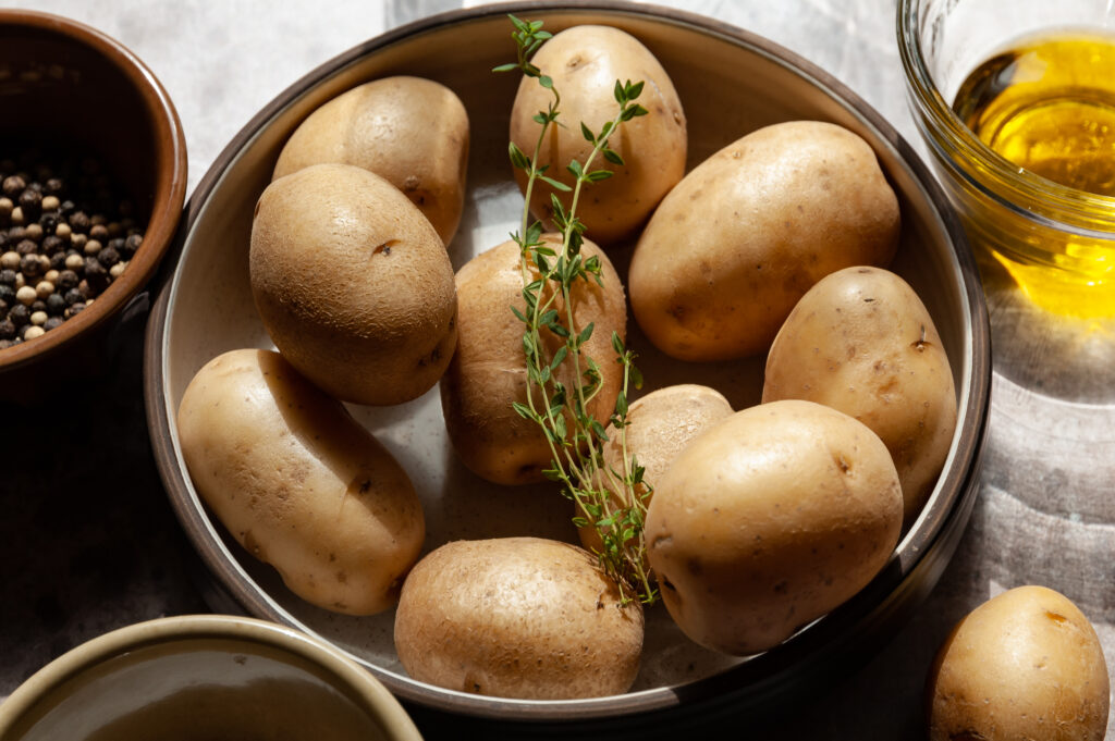 Ingredients for Easy Crispy Potatoes