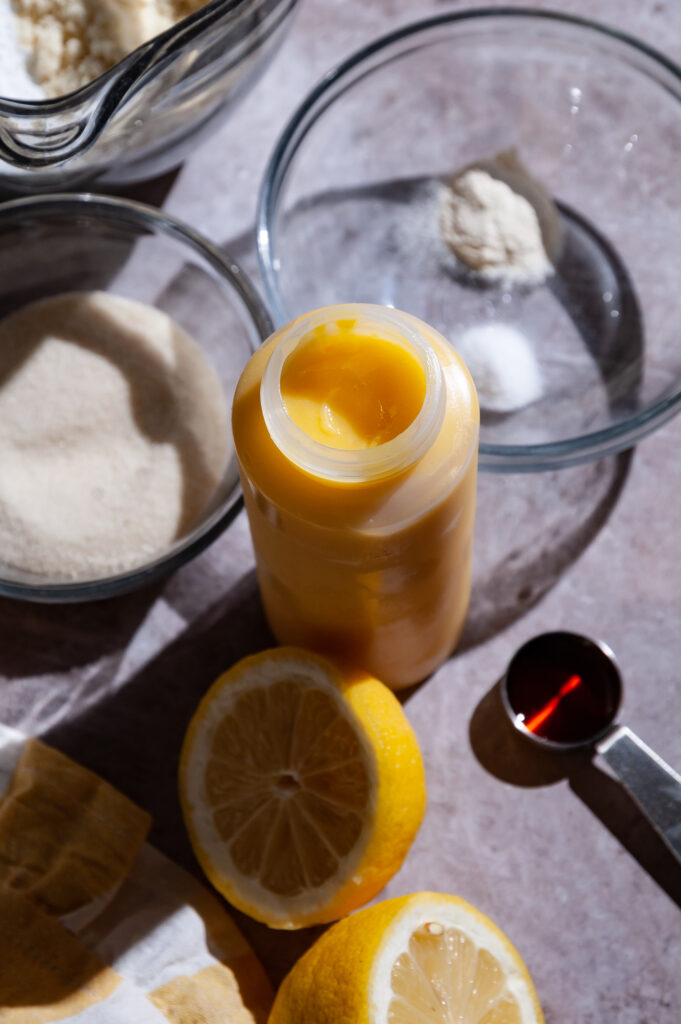 Ingredients for Lemon Thumbprint Cookies