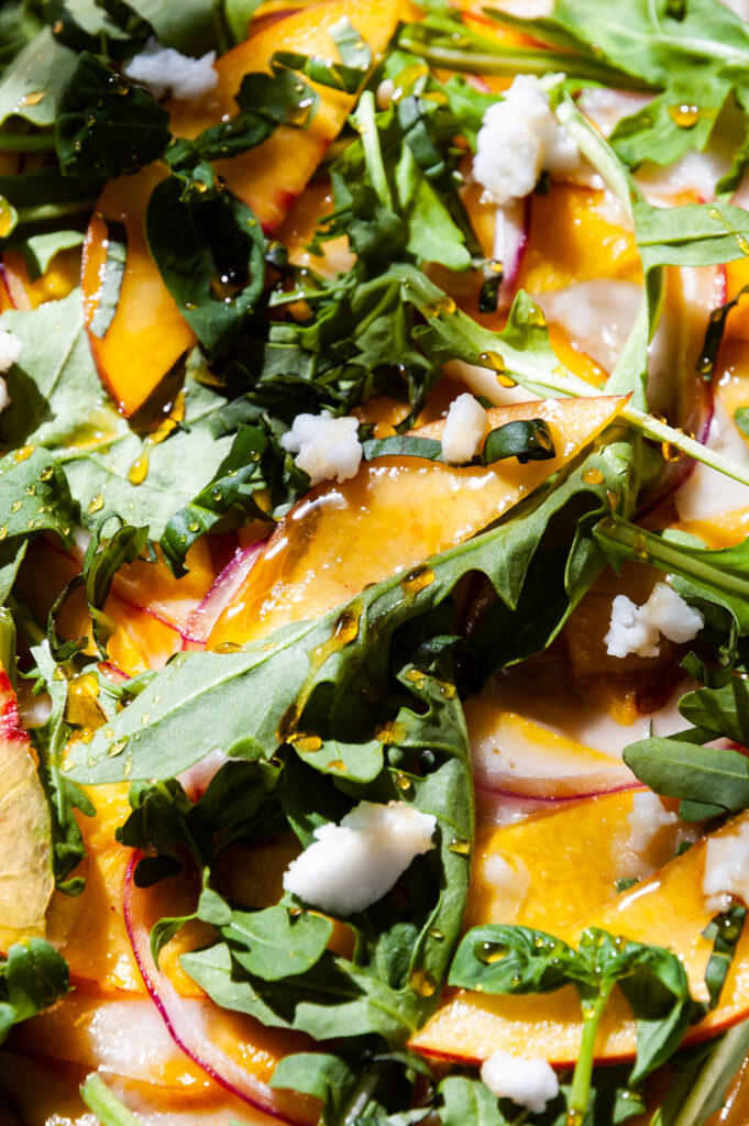 How to make Peach Flatbread Pizza