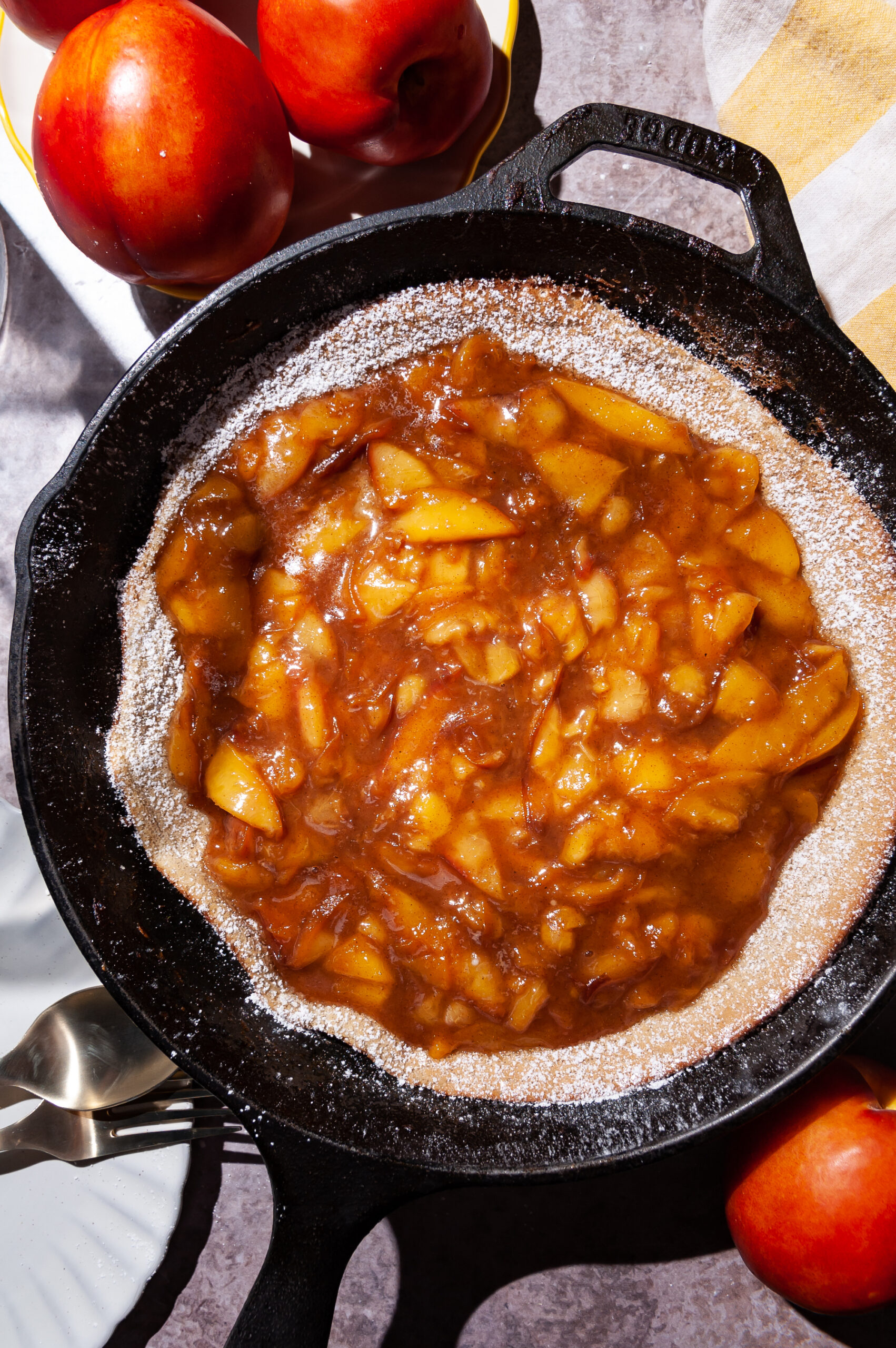 Peach Dutch Pancake